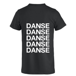 T-Shirt enfant noir Clique Basic 1