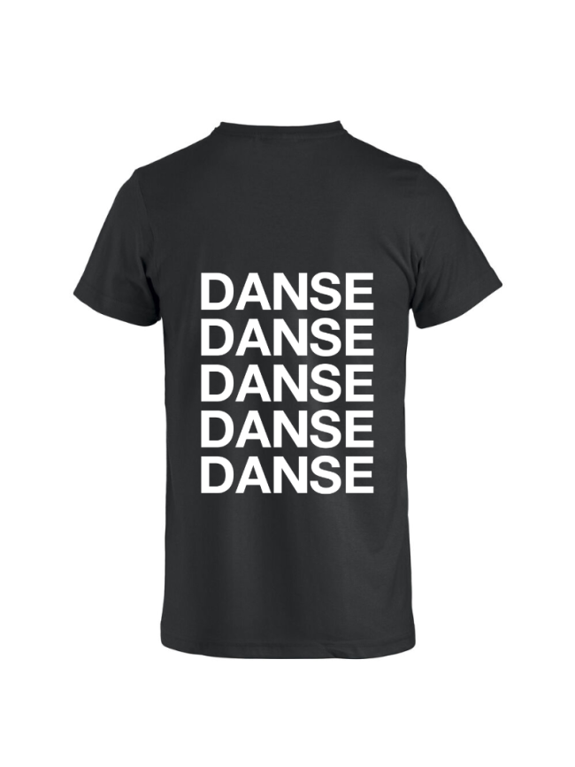 T-Shirt enfant noir Clique Basic 1