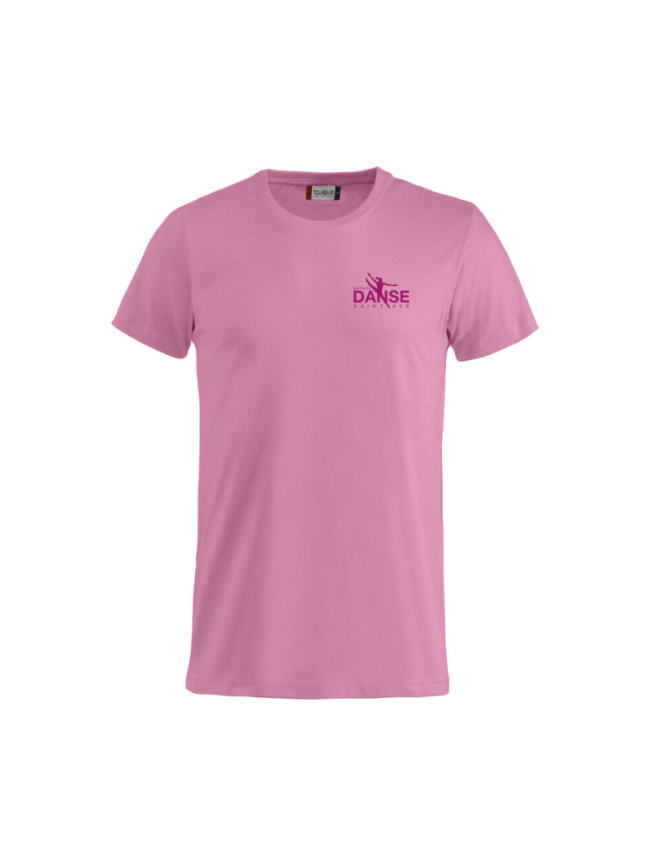 T-Shirt adulte rose Clique Basic