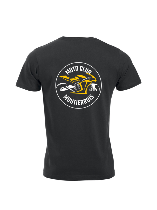 T-Shirt adulte noir Clique New Classic-T