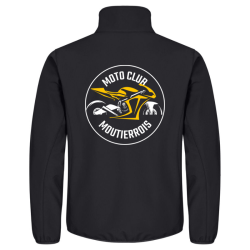 Softshell adulte noir Clique Classic