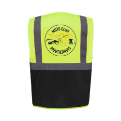 Gilet adulte jaune/noir Yoko Multi-fonctionnal