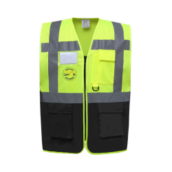 Gilet adulte jaune/noir Yoko Multi-fonctionnal