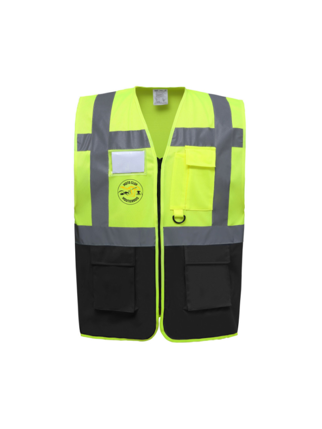 Gilet adulte jaune/noir Yoko Multi-fonctionnal