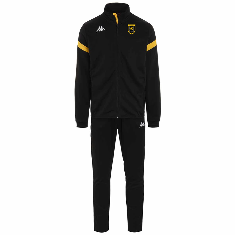 Survêtement adulte noir jaune Kappa Dalcito