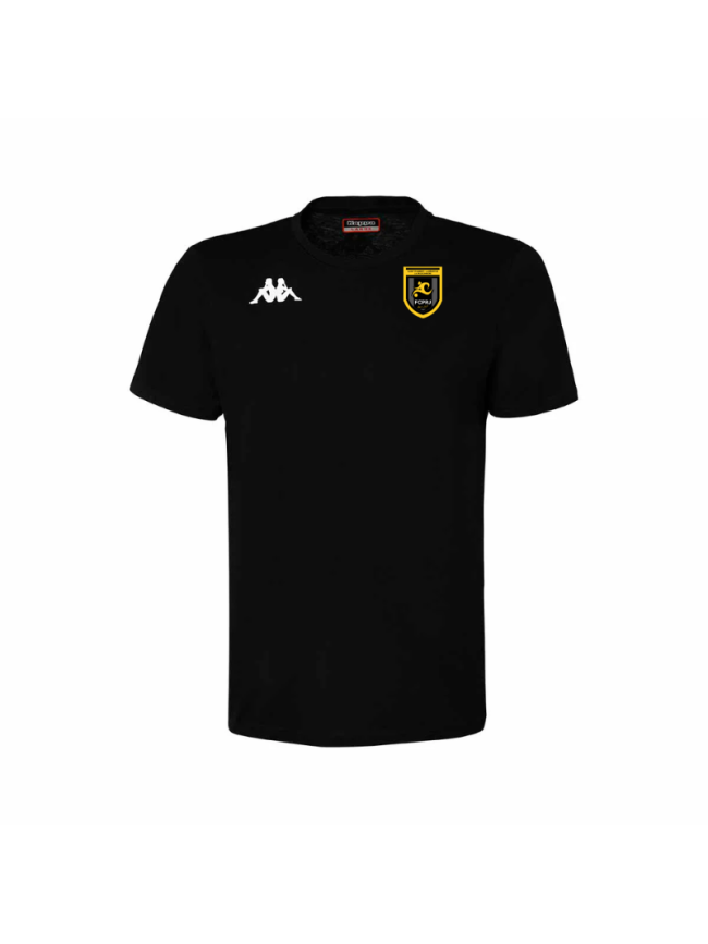 T-Shirt enfant noir Kappa Brizzo