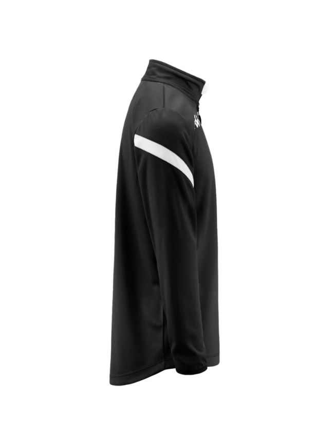 Sweat 1/2 zip adulte noir Kappa Dolvole