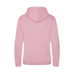 Sweat capuche enfant rose Just Hoods Varsity