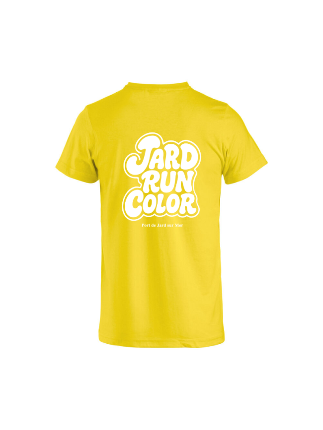 T-shirt adulte jaune Clique Basic