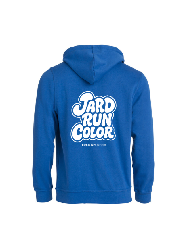 Sweat capuche enfant bleu Clique Basic