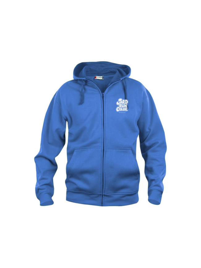 Veste capuche adulte bleu Clique Basic