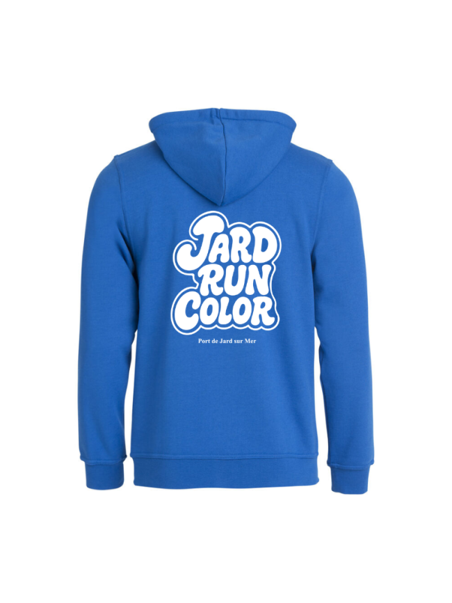 Veste capuche adulte bleu Clique Basic