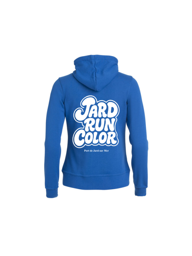 Veste capuche femme bleu Clique Basic