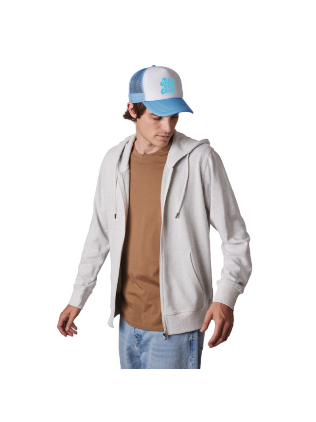 Casquette blanc/ciel K-Up Trucker