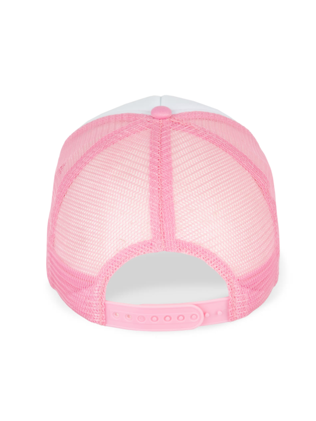 Casquette blanc/rose K-Up Trucker