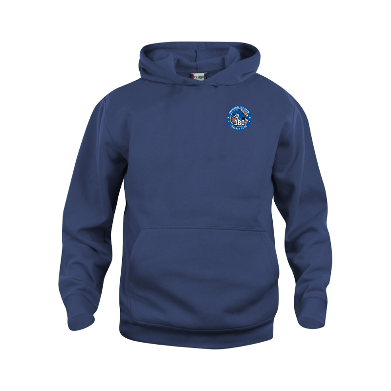 Sweat capuche enfant marine Clique Basic