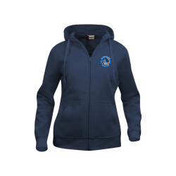 Veste capuche femme bleu Clique Basic