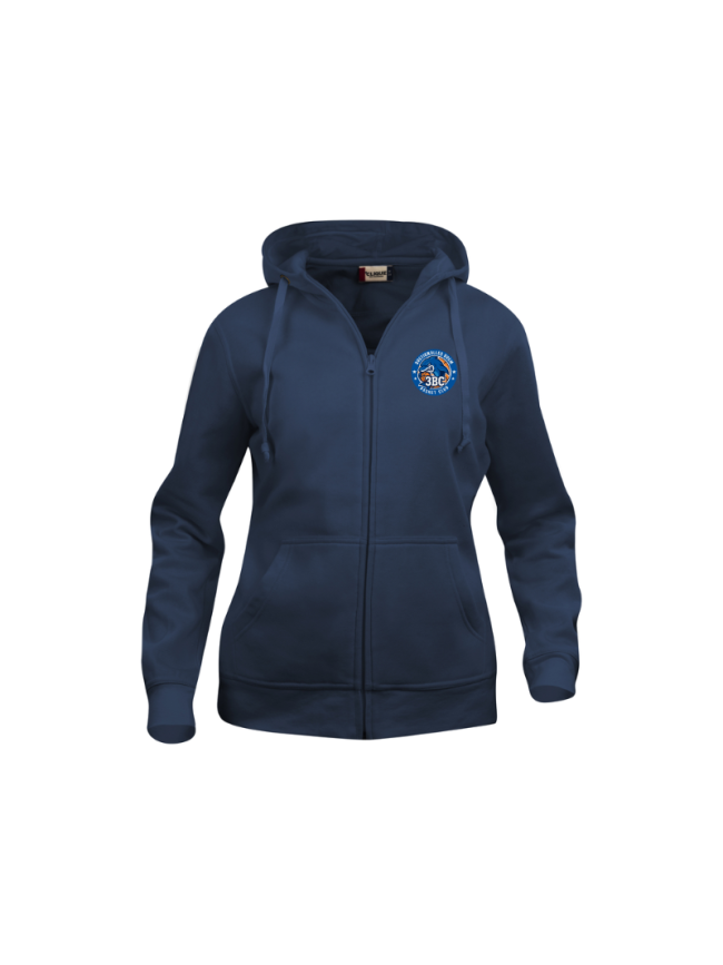 Veste capuche femme bleu Clique Basic