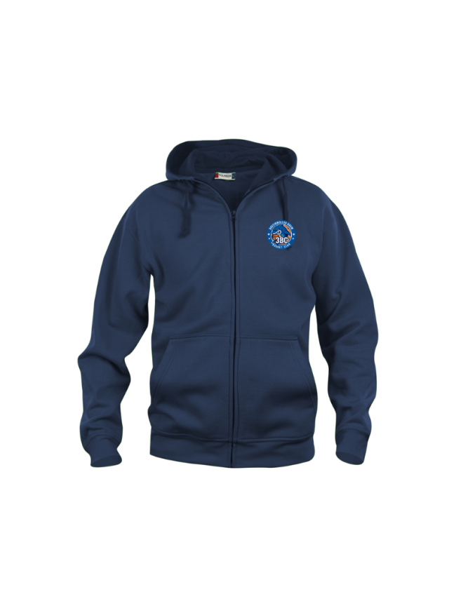 Veste capuche homme marine Clique Basic