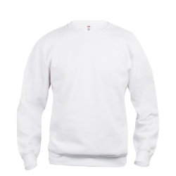 Sweat adulte blanc Clique Basic