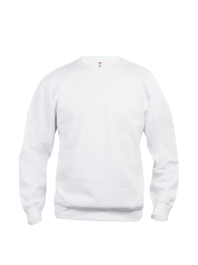 Sweat adulte blanc Clique Basic