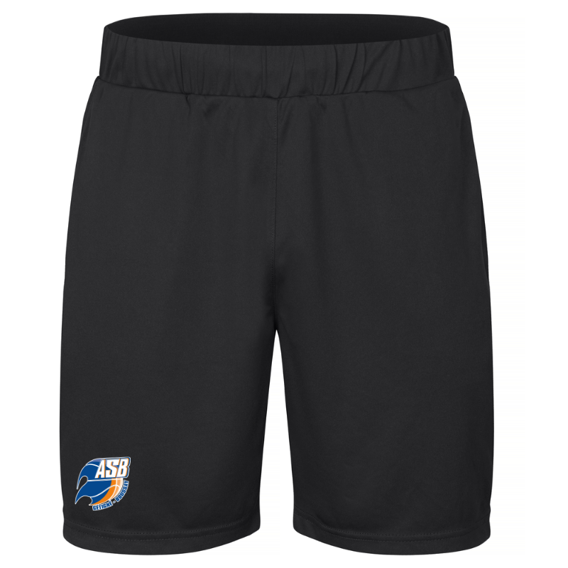 Short adulte noir Clique Basic Active