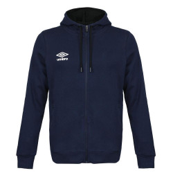 Veste capuche marine homme Umbro Prt Fz