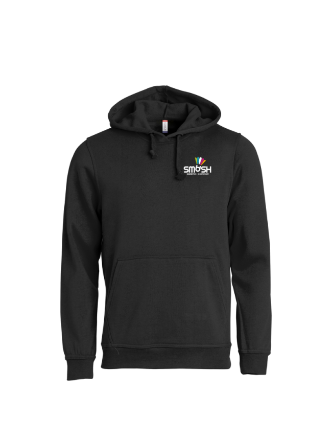 Sweat capuche adulte noir Clique Basic