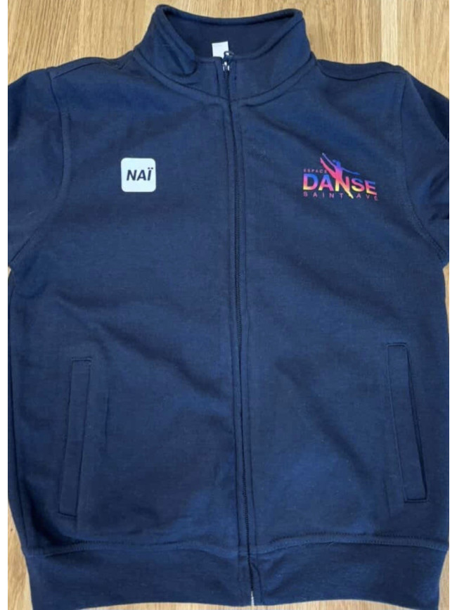 Veste capuche adulte marine Clique Basic