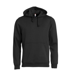 Sweat capuche adulte noir Clique Basic