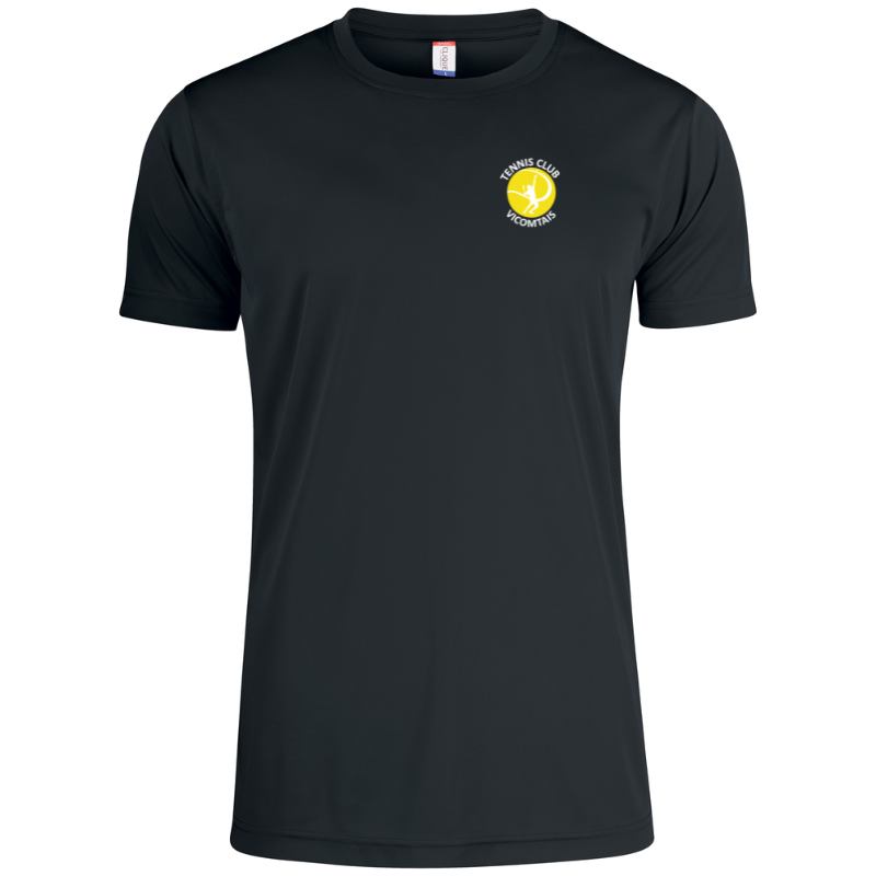 Maillot enfant entraînement noir Clique Active-T