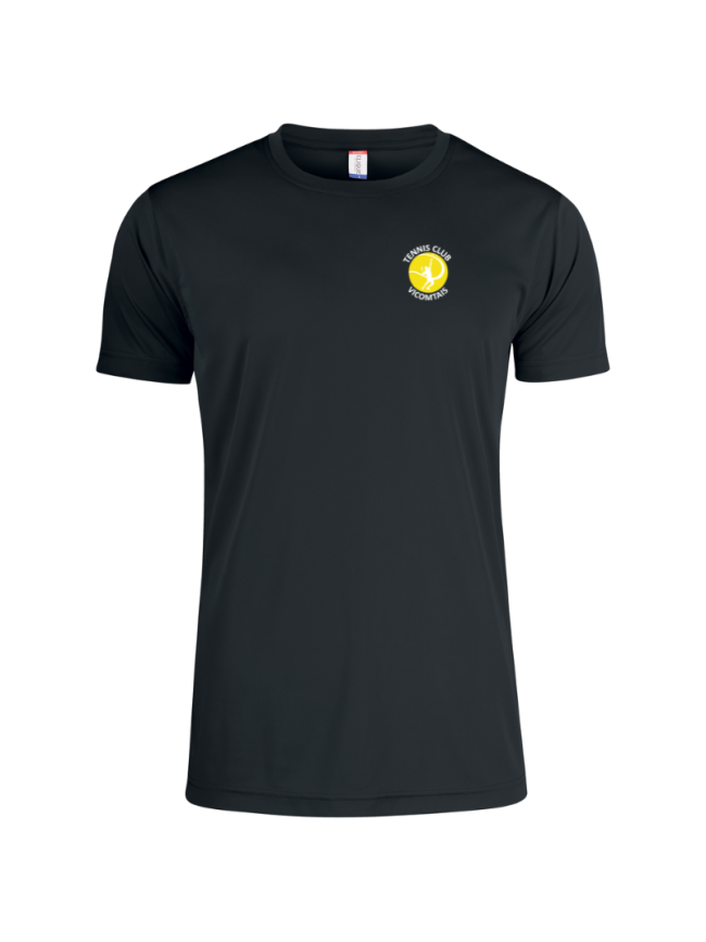 Maillot enfant entraînement noir Clique Active-T