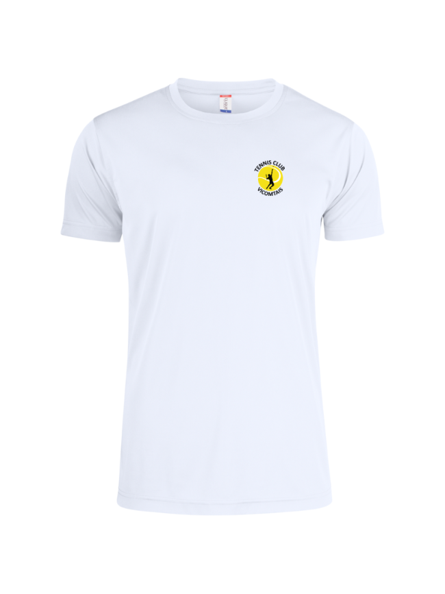Maillot enfant match blanc Clique Active-T