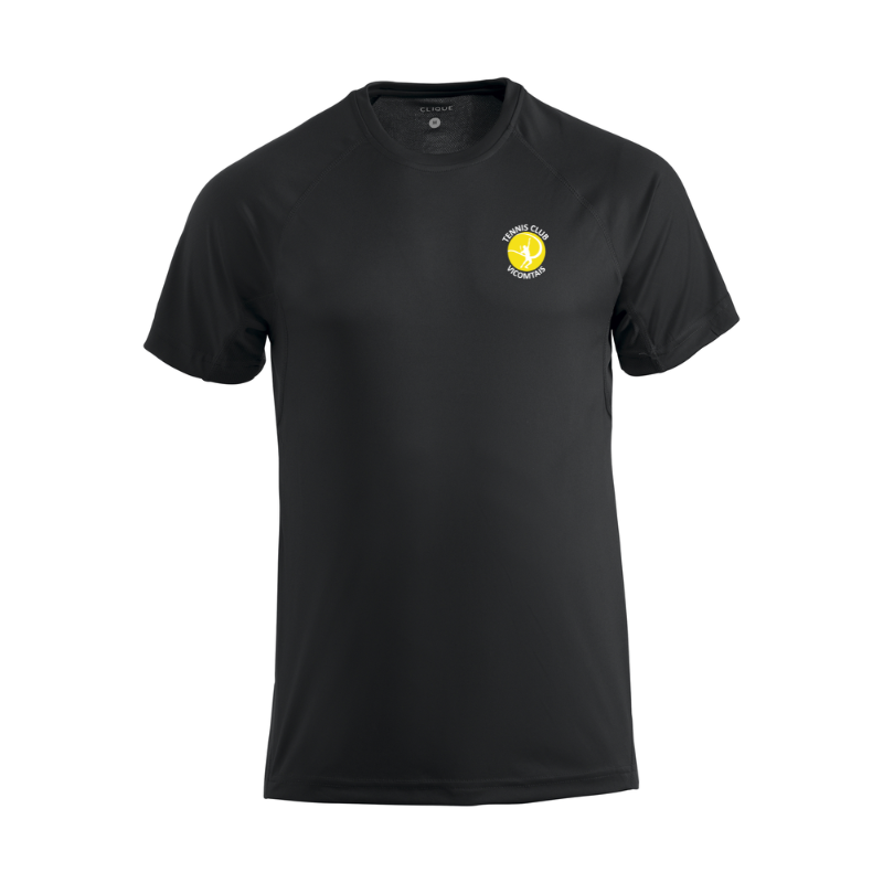 Maillot adulte entraînement noir Clique Active-T