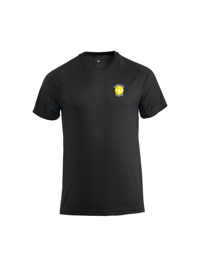 Maillot adulte entraînement noir Clique Active-T