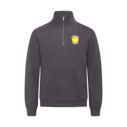 Sweat 1/2 zip adulte noir Clique Miami