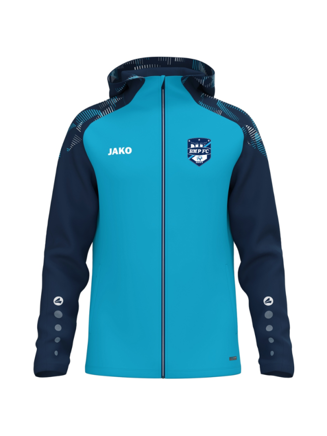 Veste capuche adulte bleu Jako Sonic