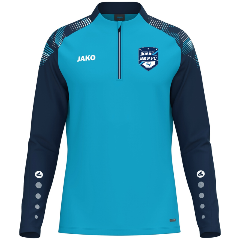 Sweat 1/2 zip enfant bleu Jako Sonic