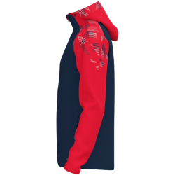 Veste capuche enfant marine/rouge Jako Sonic