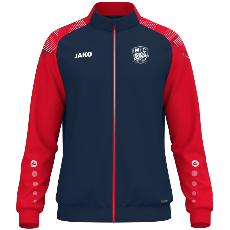 Veste zippée adulte marine/rouge Jako Sonic