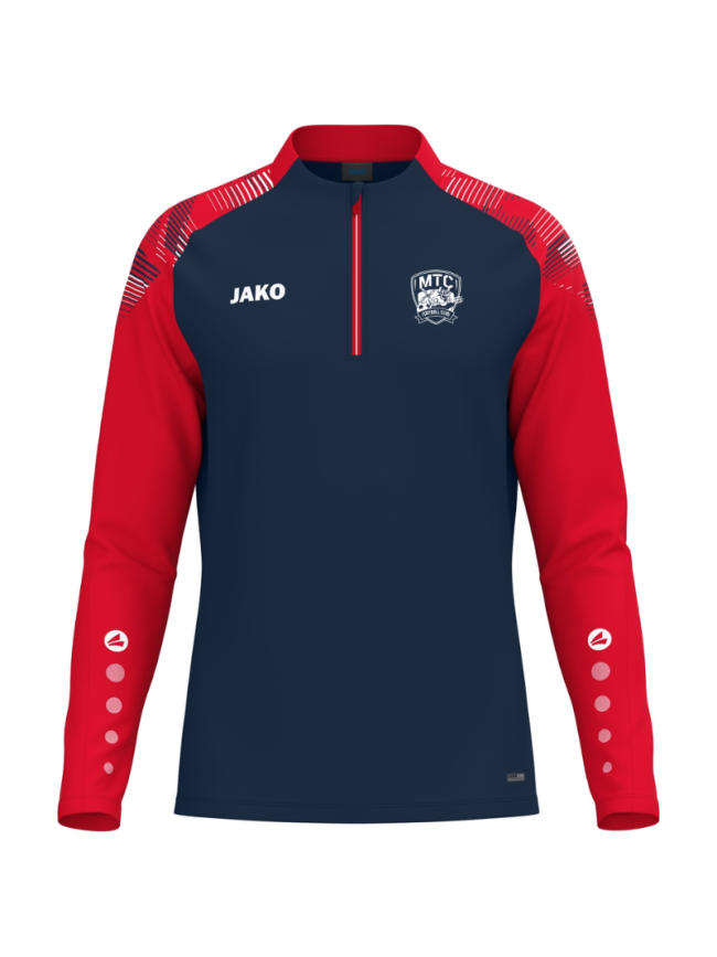 Sweat 1/2 zip enfant marine/rouge Jako Sonic