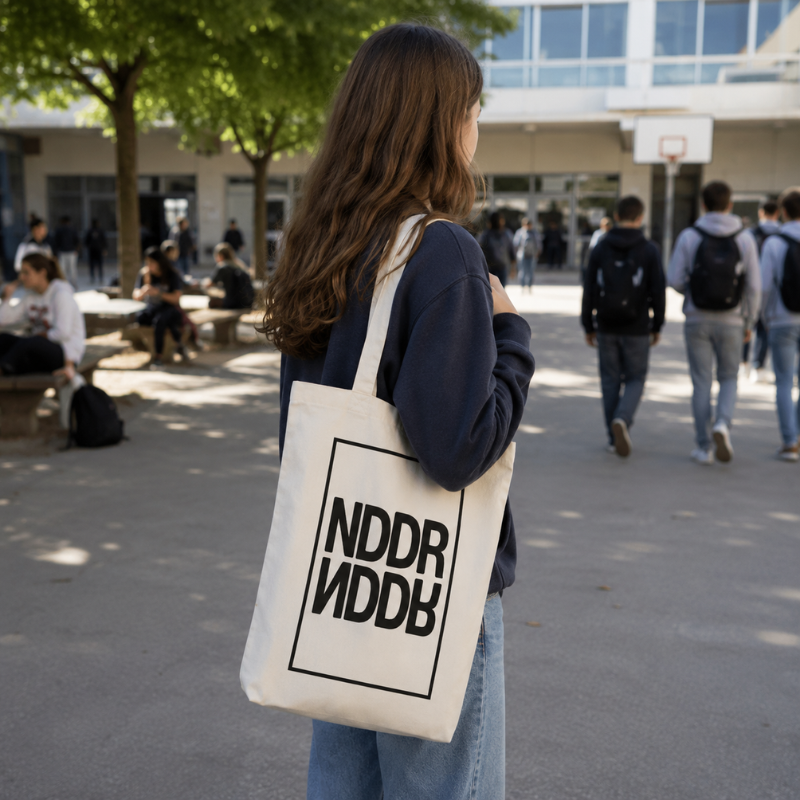 Tote bag blanc Kimood KI3213