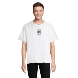 T-Shirt oversize blanc noir Sol's Legacy