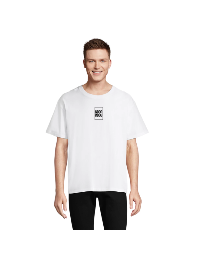 T-Shirt oversize blanc noir Sol's Legacy
