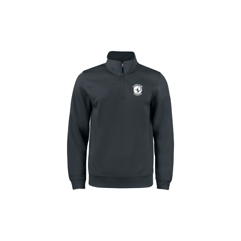Sweat 1/2 zip enfant noir Clique Basic Active