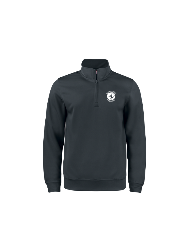 Sweat 1/2 zip enfant noir Clique Basic Active