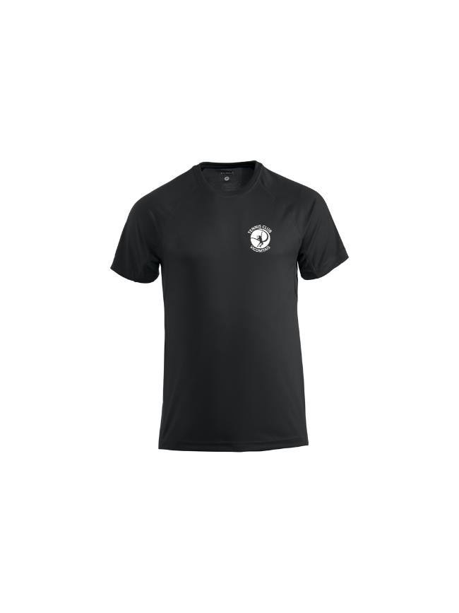 Maillot adulte entraînement noir Clique Active-T