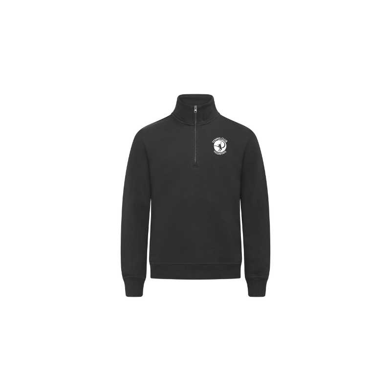 Sweat 1/2 zip adulte noir Clique Miami