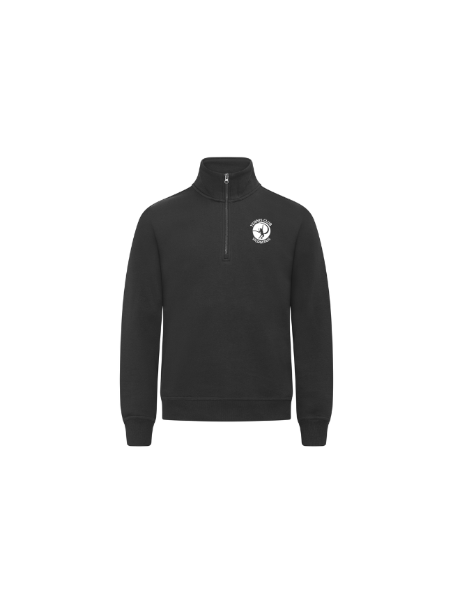 Sweat 1/2 zip adulte noir Clique Miami