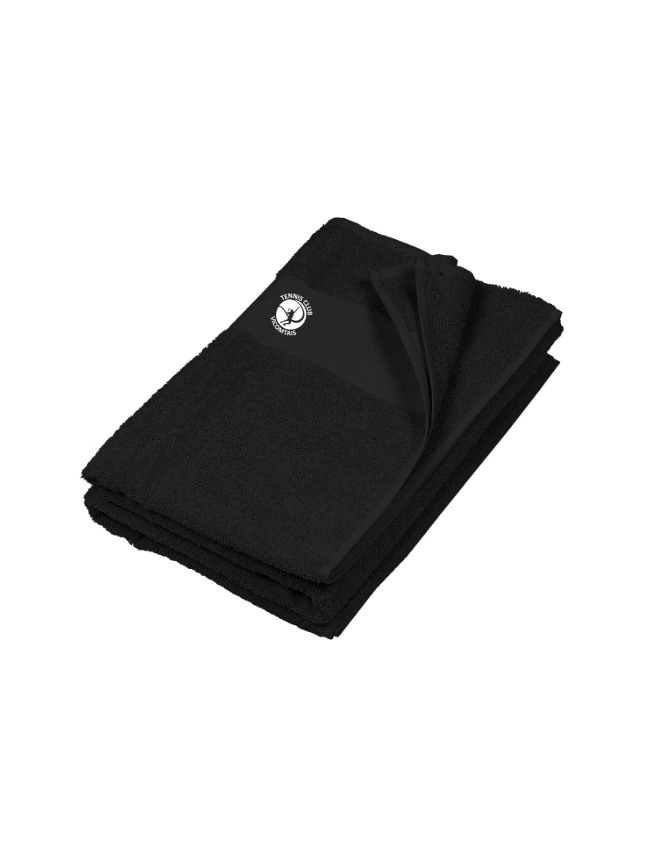 Serviette de bain noir Kariban